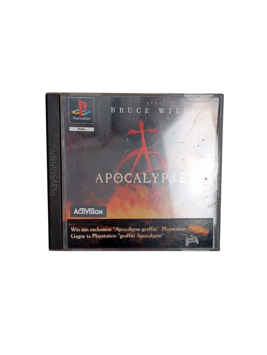Apocalypse PlayStation 1 PS1 complet en boîte avec disque et notice Bruce Willis