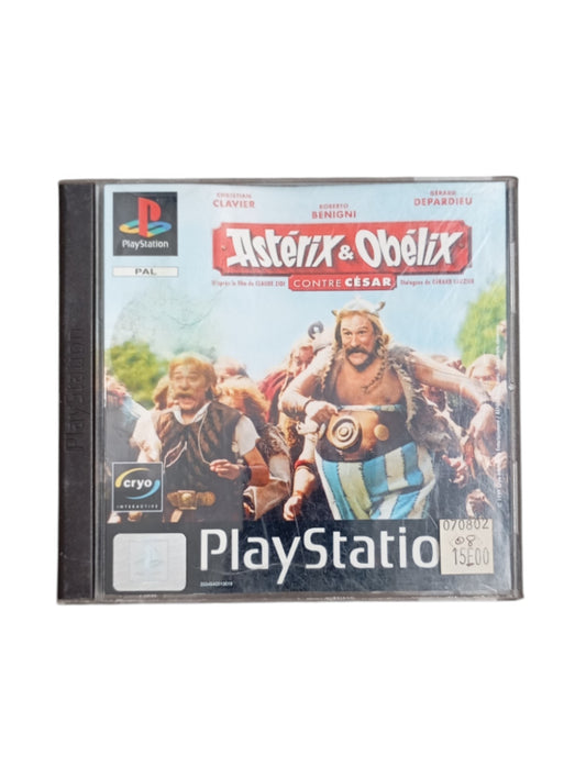 Astérix & Obélix contre César PlayStation 1 complet en boîte avec disque et notic