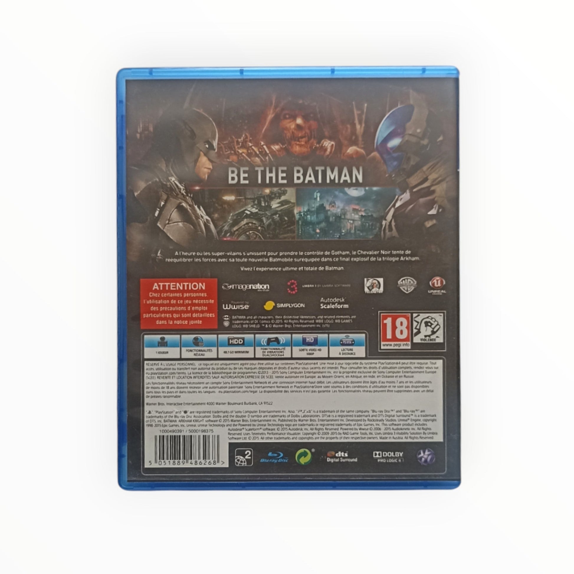 Batman: Arkham Knight Playstation 4 (PS4) - Masaru