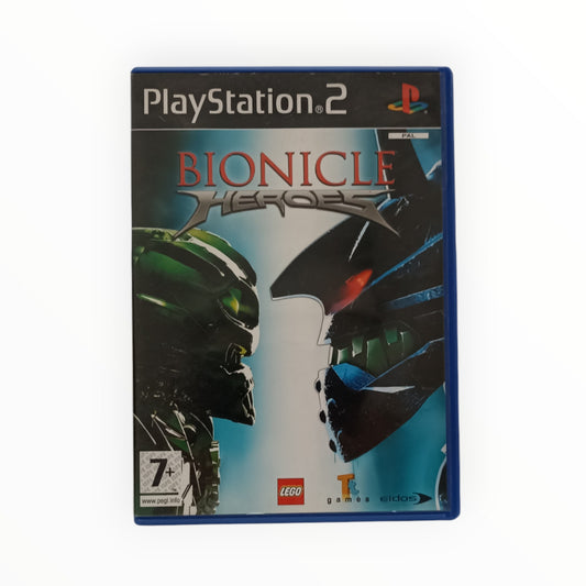 Bionicle Heroes sur PS2 jeu original complet avec boîte, notice et disque