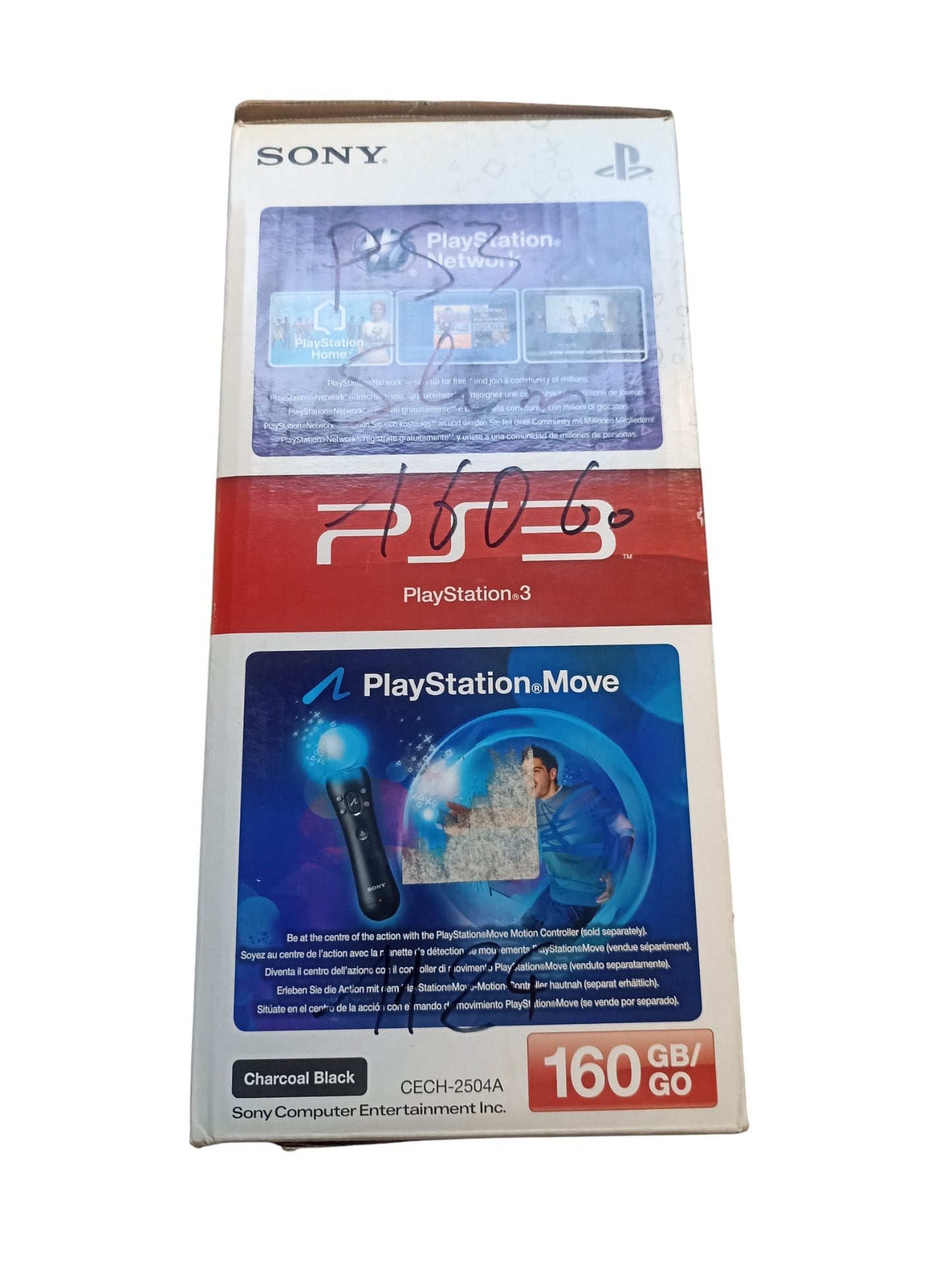Boîte + Notice – PlayStation 3 Slim 160 Go (sans console ni accessoires) - Masaru