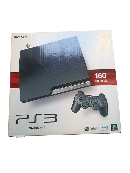 Boîte + Notice – PlayStation 3 Slim 160 Go (sans console ni accessoires) - Masaru