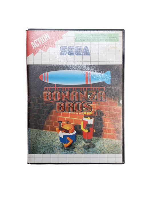 Bonanza Bros Sega Master System en boîte avec cartouche, sans notice