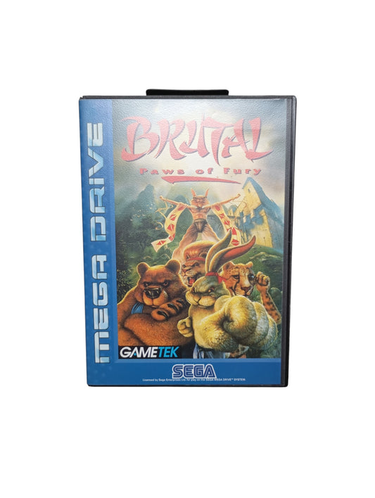Brutal Paws of Fury Sega Mega Drive jeu complet original