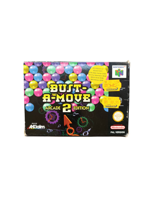 Bust-A-Move Super Nintendo complet PAL FR en boîte avec cartouche et notice