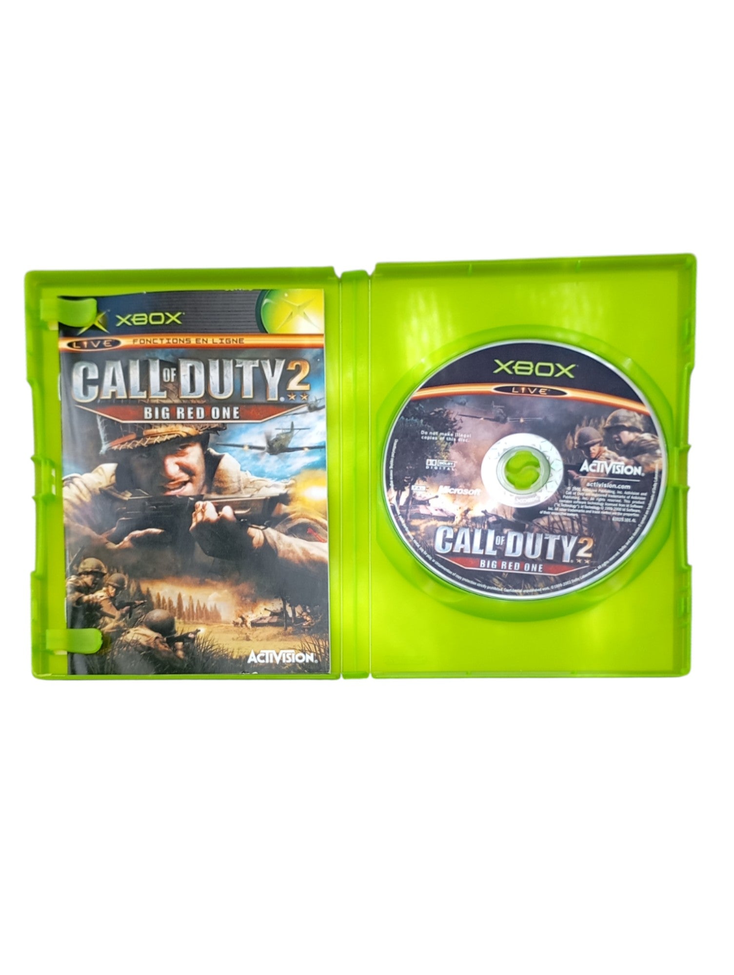 Call of Duty 2: Big Red One – Xbox (jeu original) - Masaru