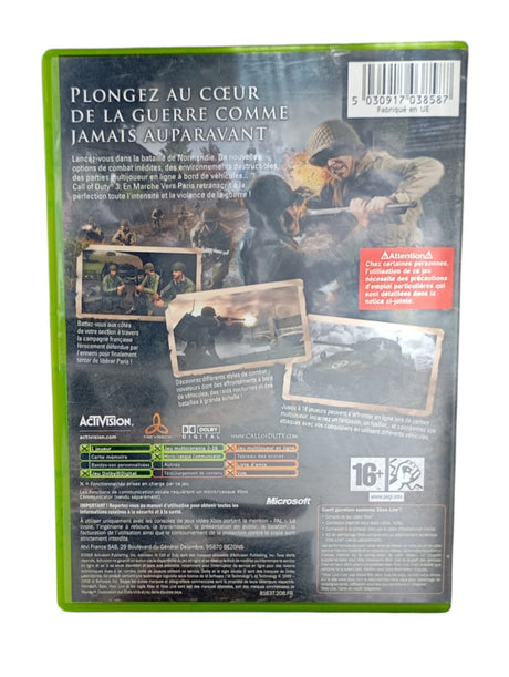 Call of Duty 3 – Xbox (jeu original) - Masaru