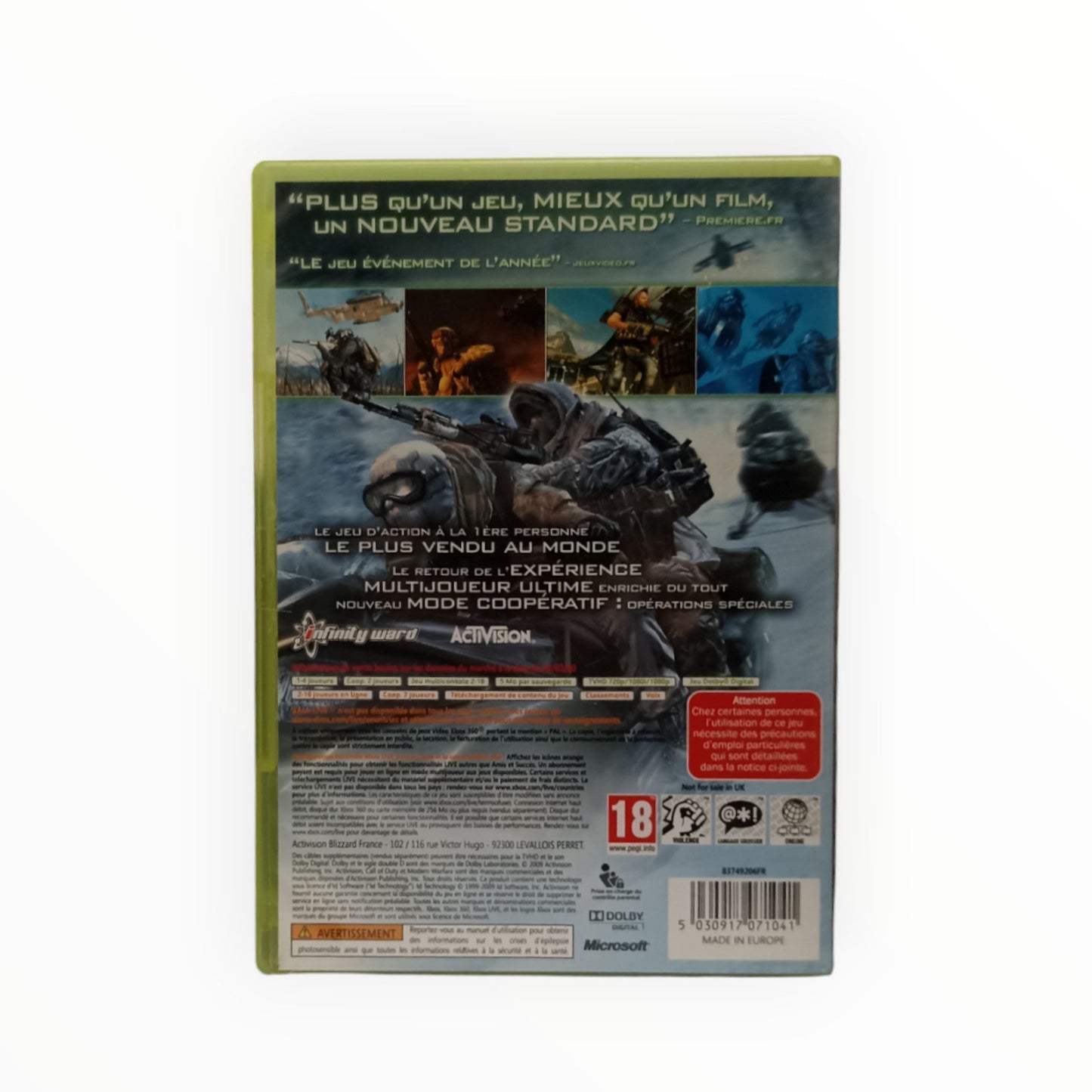 Call of Duty: Modern Warfare 2 – Xbox 360 – Complet - Masaru