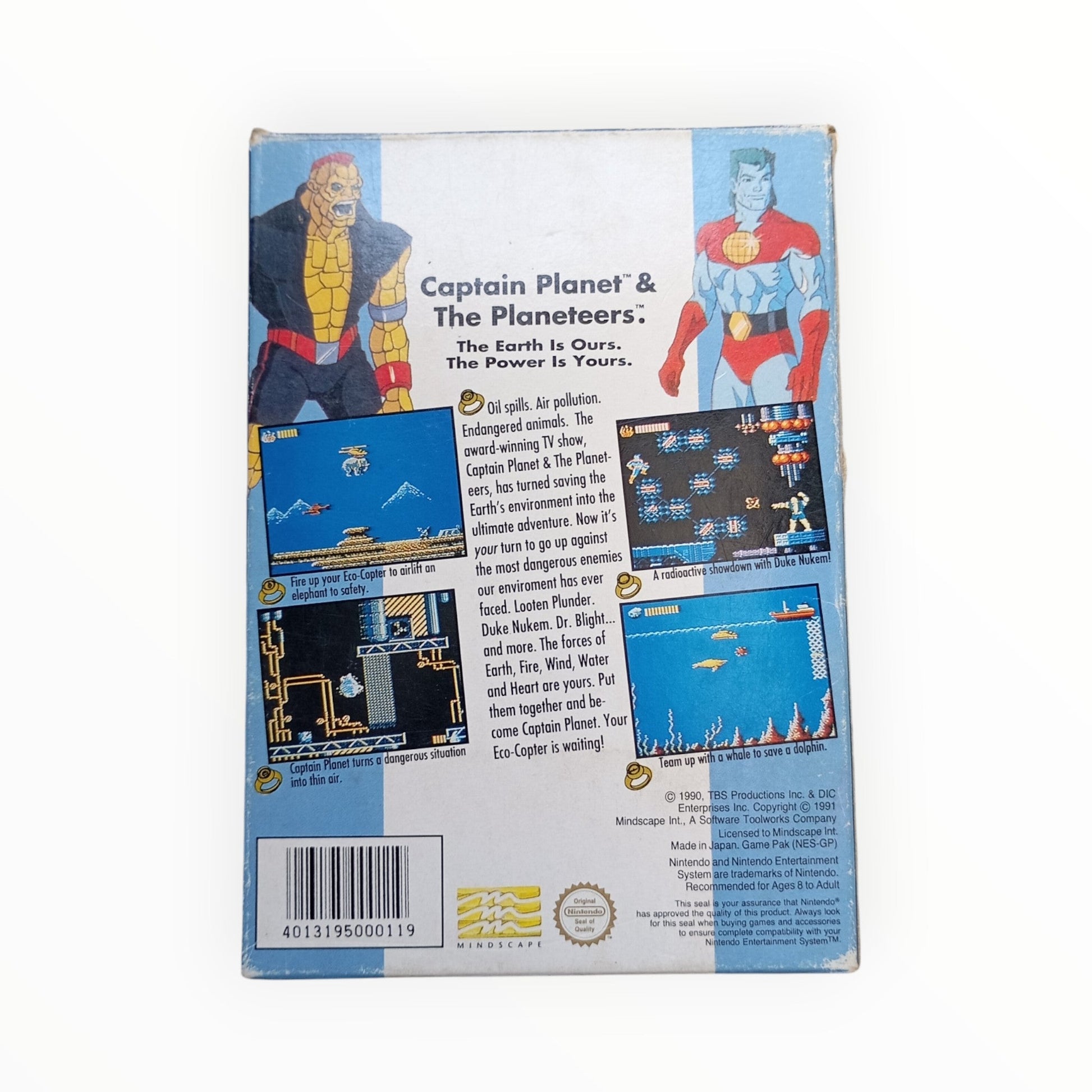 Captain Planet and the Planeteers – Nintendo NES (avec notice) UKV - Masaru