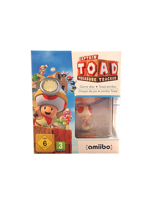 Captain Toad Treasure Tracker pack complet avec Amiibo Toad sur Nintendo Wii U