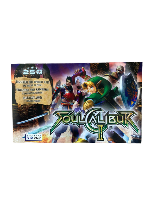 Carte VIP SoulCalibur II objet promotionnel original collection
