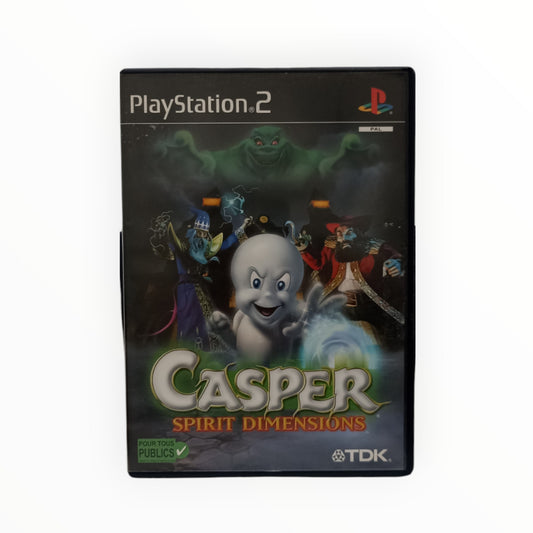 Casper Spirit Dimensions sur PlayStation 2 jeu complet avec boîte et notice