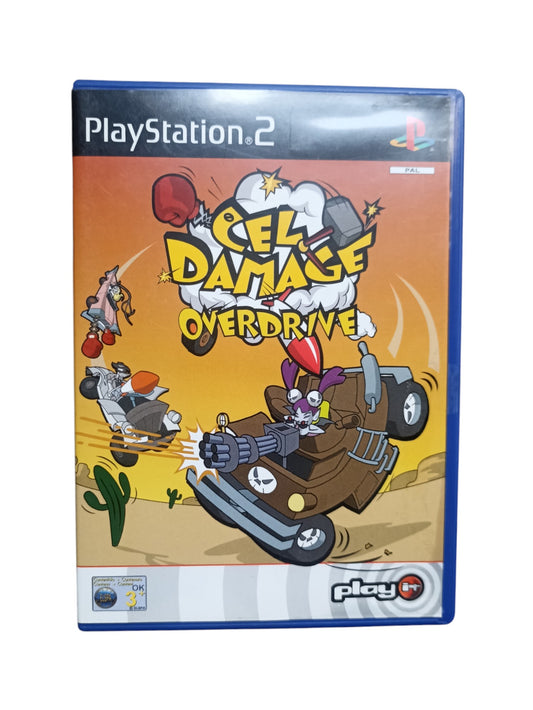 Cel Damage Overdrive PlayStation 2 complet avec boîte et notice
