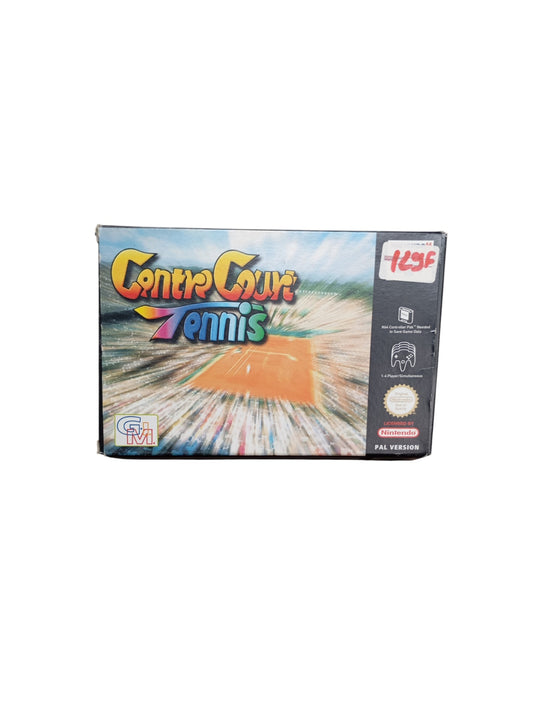 Center Court Tennis Nintendo 64 jeu complet original avec boîte et notice