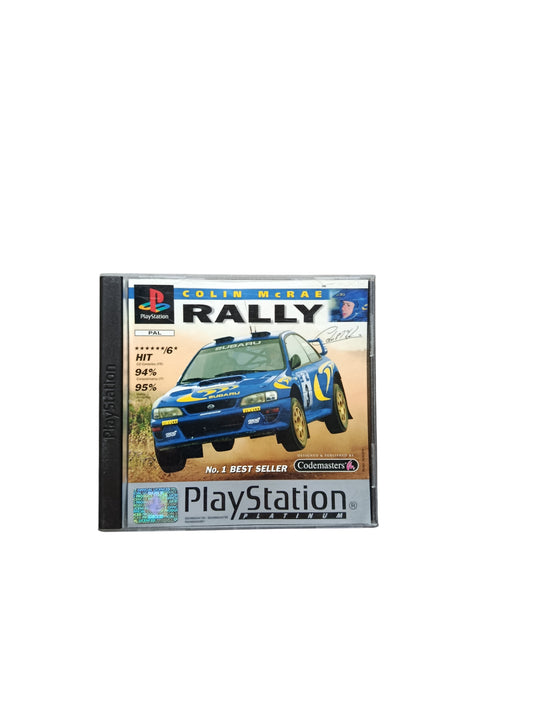 Colin McRae Rally Platinum PlayStation 1 PS1 PAL disque original fonctionnel nickel