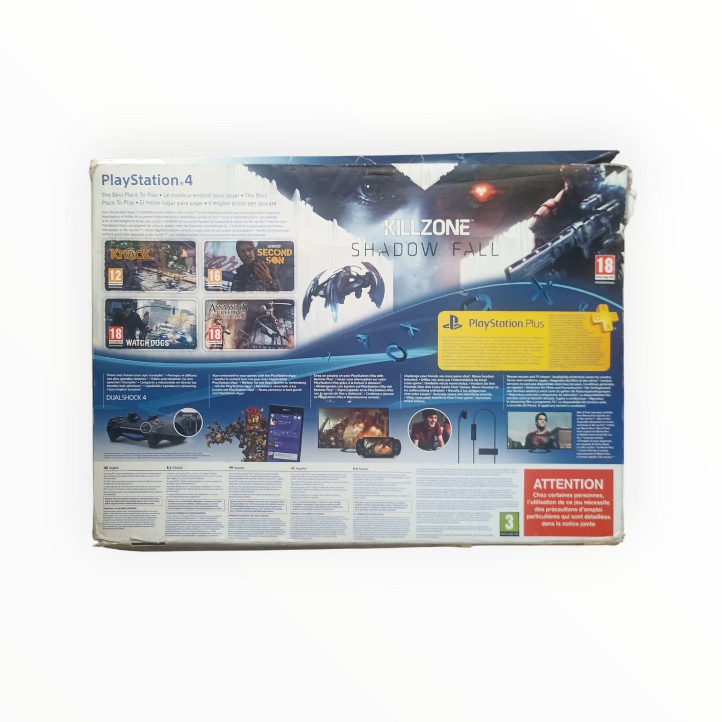 Console Sony PlayStation 4 (PS4) – 500 Go | Boîte + Manette + Notice - Masaru