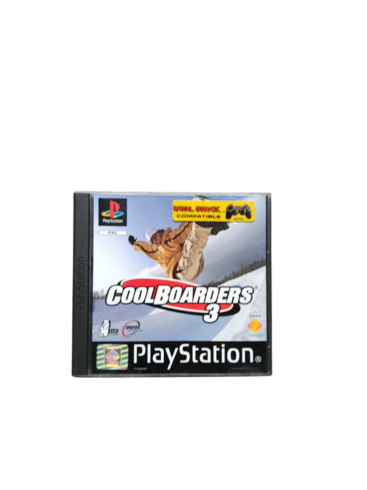 Cool Boarders 3 PlayStation 1 PS1 PAL disque original fonctionnel nickel