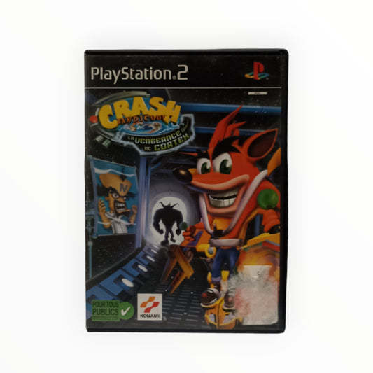 Crash Bandicoot La Vengeance de Cortex sur PlayStation 2 complet avec boîte, notice et disque