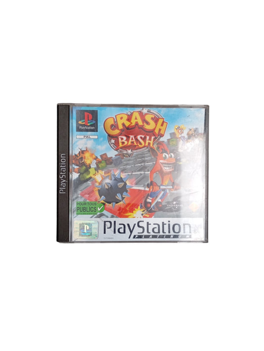 Crash Bash PlayStation 1 PS1 Platinum complet en boîte avec disque et notice