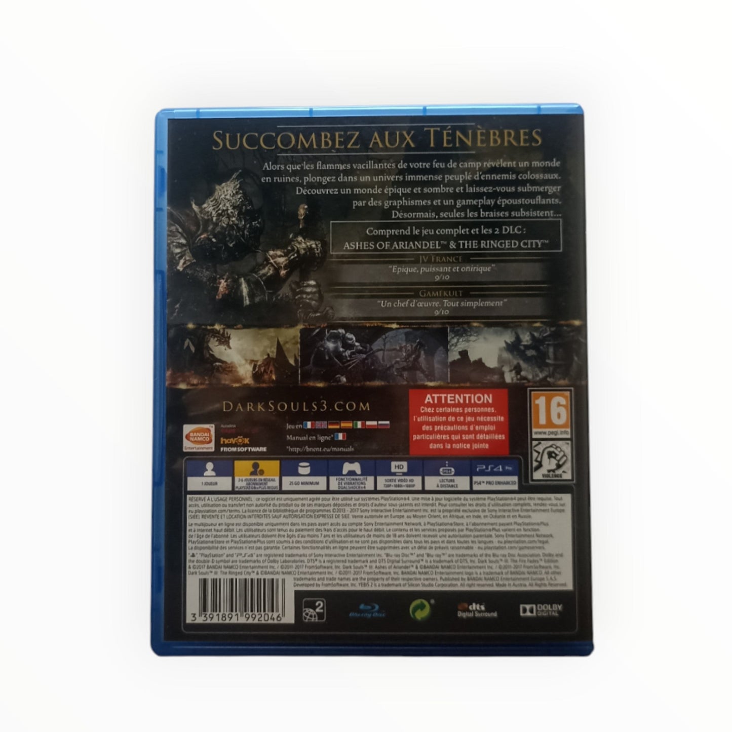 Dark Souls III: The Fire Fades Edition – PS4 – Complet - Masaru