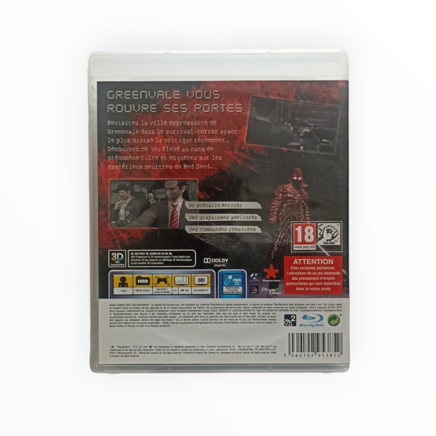 Deadly Premonition – The Director’s Cut Playstation 3 (PS3) - Masaru