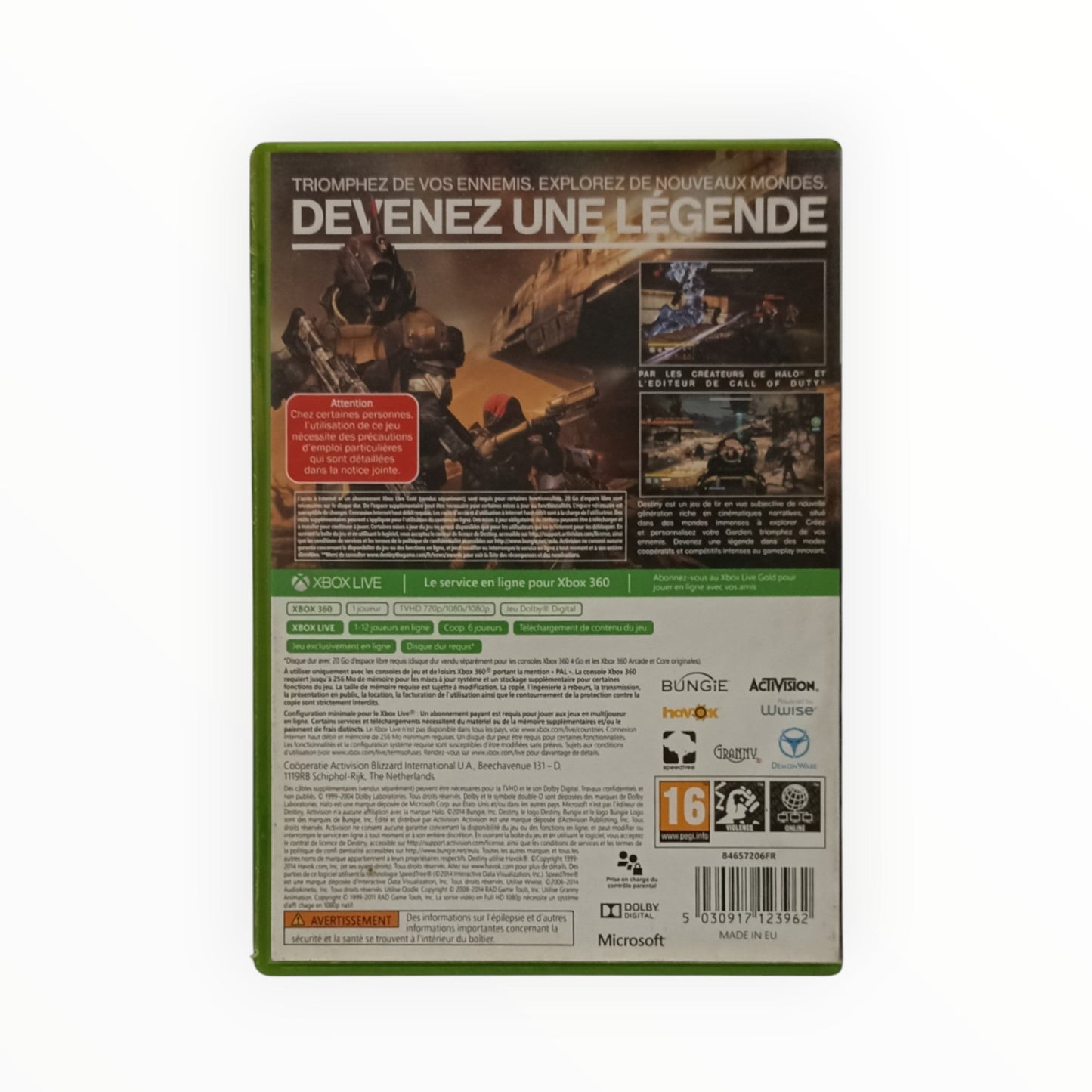 Destiny – Xbox 360 – Sans notice - Masaru