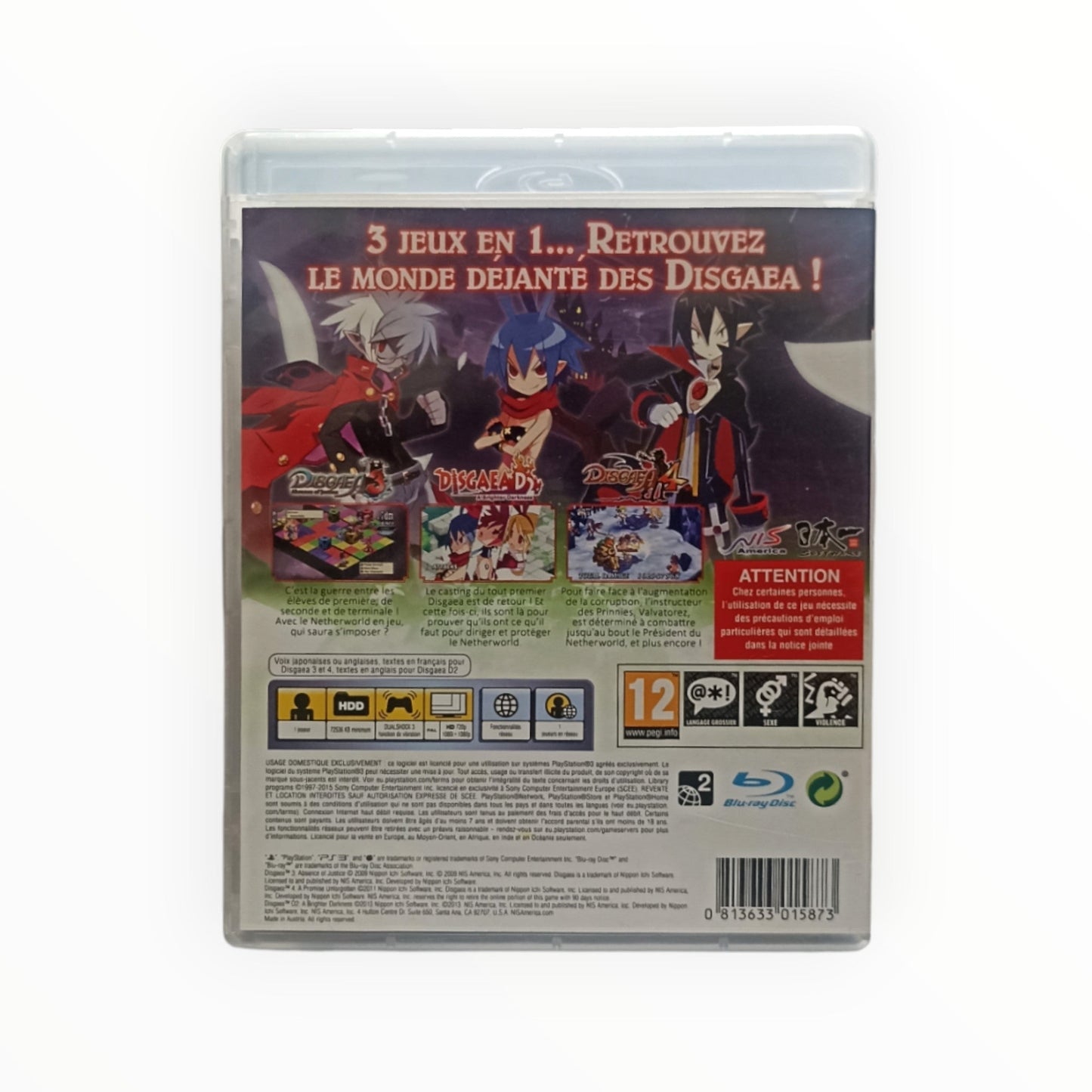 Disgaea Triple Play Collection Playstation 3 (PS3) - Masaru