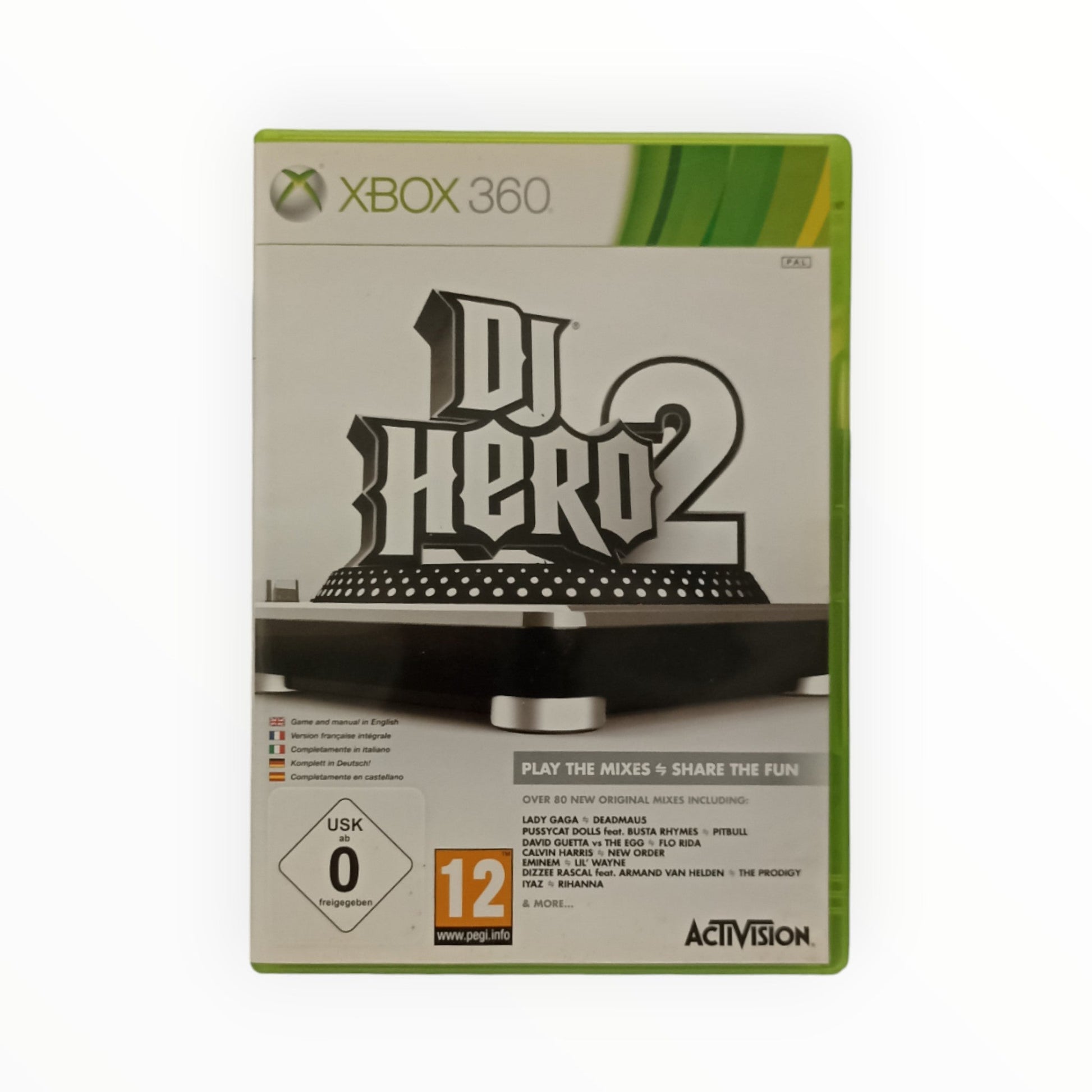 DJ Hero 2 – Xbox 360 – Complet (boîte + disque + notice) - Masaru