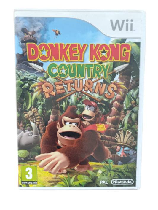 Donkey Kong Country Returns Nintendo Wii jeu complet original
