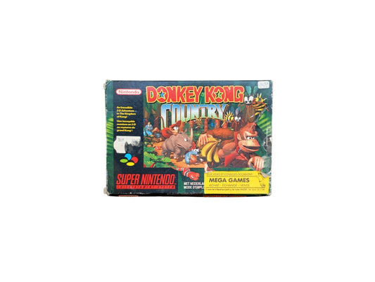 Donkey Kong Country Super Nintendo SNES complet en boîte avec cartouche et notice