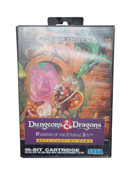 Dungeons & Dragons Warriors of the Eternal Sun Sega Mega Drive jeu complet original