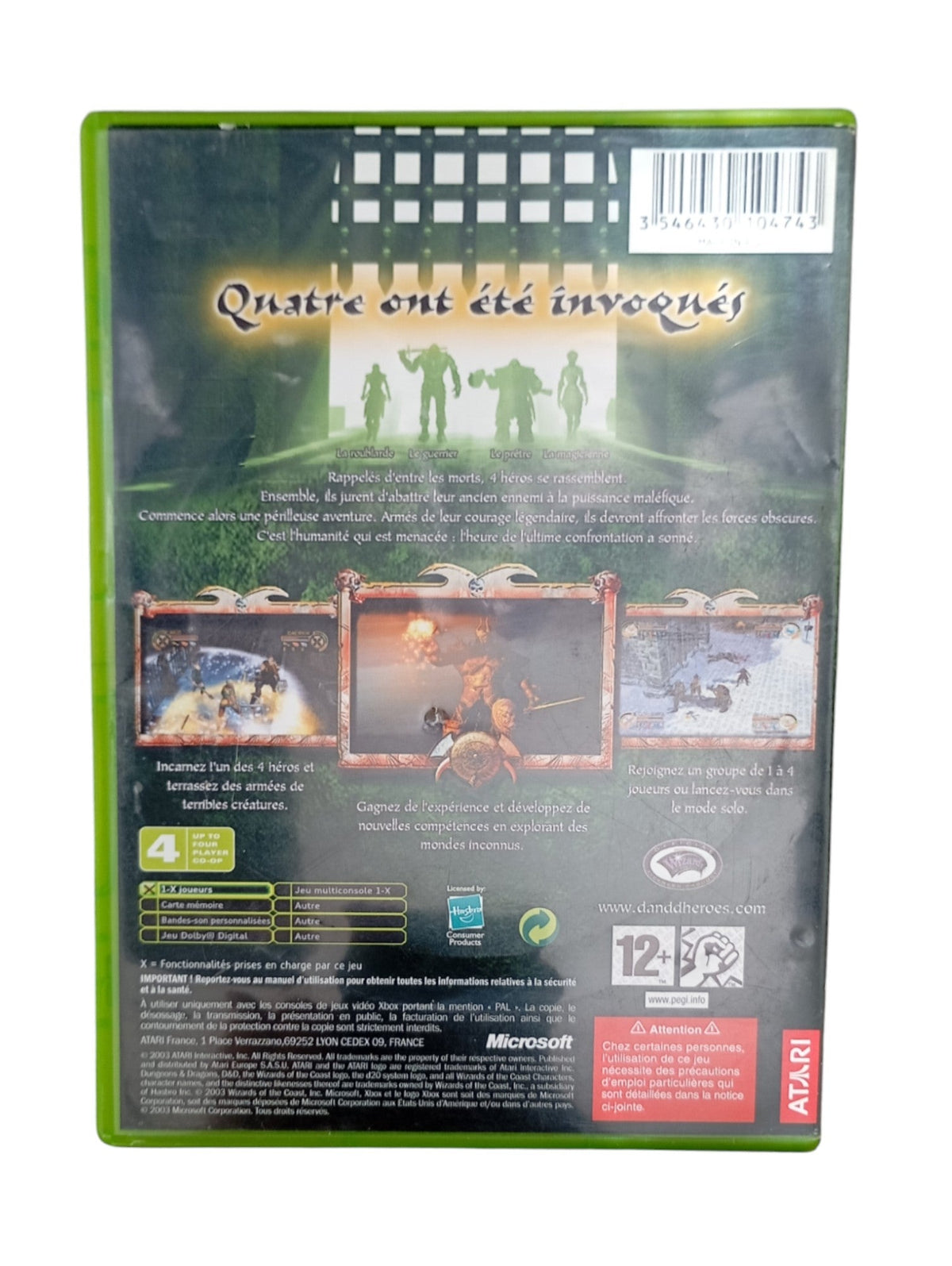 Dungeons & Dragons: Heroes – Xbox (jeu original) - Masaru