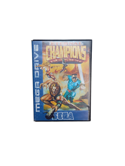 Eternal Champions Sega Mega Drive complet en boîte avec cartouche et notice