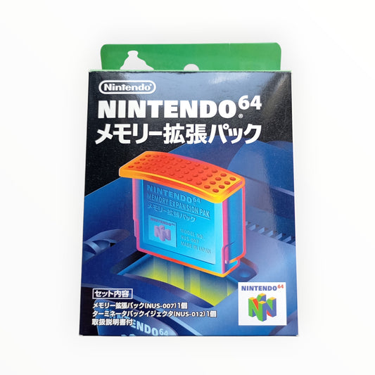 Expansion Pak Nintendo 64 version japonaise complète avec boîte et notice