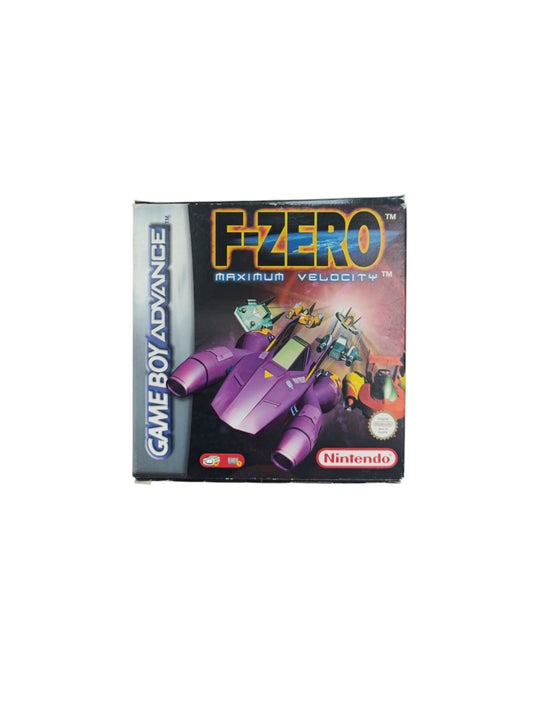 F-Zero Maximum Velocity Game Boy Advance boîte avec  notice