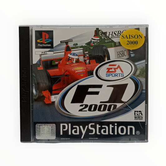 Jeu F1 2000 complet pour PlayStation 1 version PAL FR
