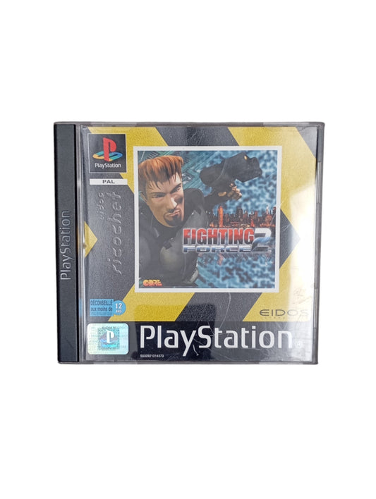 Fighting Force 2 PlayStation 1 complet en boîte avec CD et notice