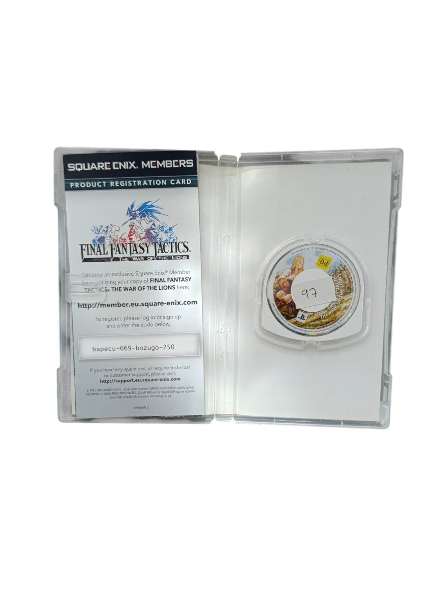 Final Fantasy Tactics: The War of the Lions – PSP Essentials (Complet) - Masaru