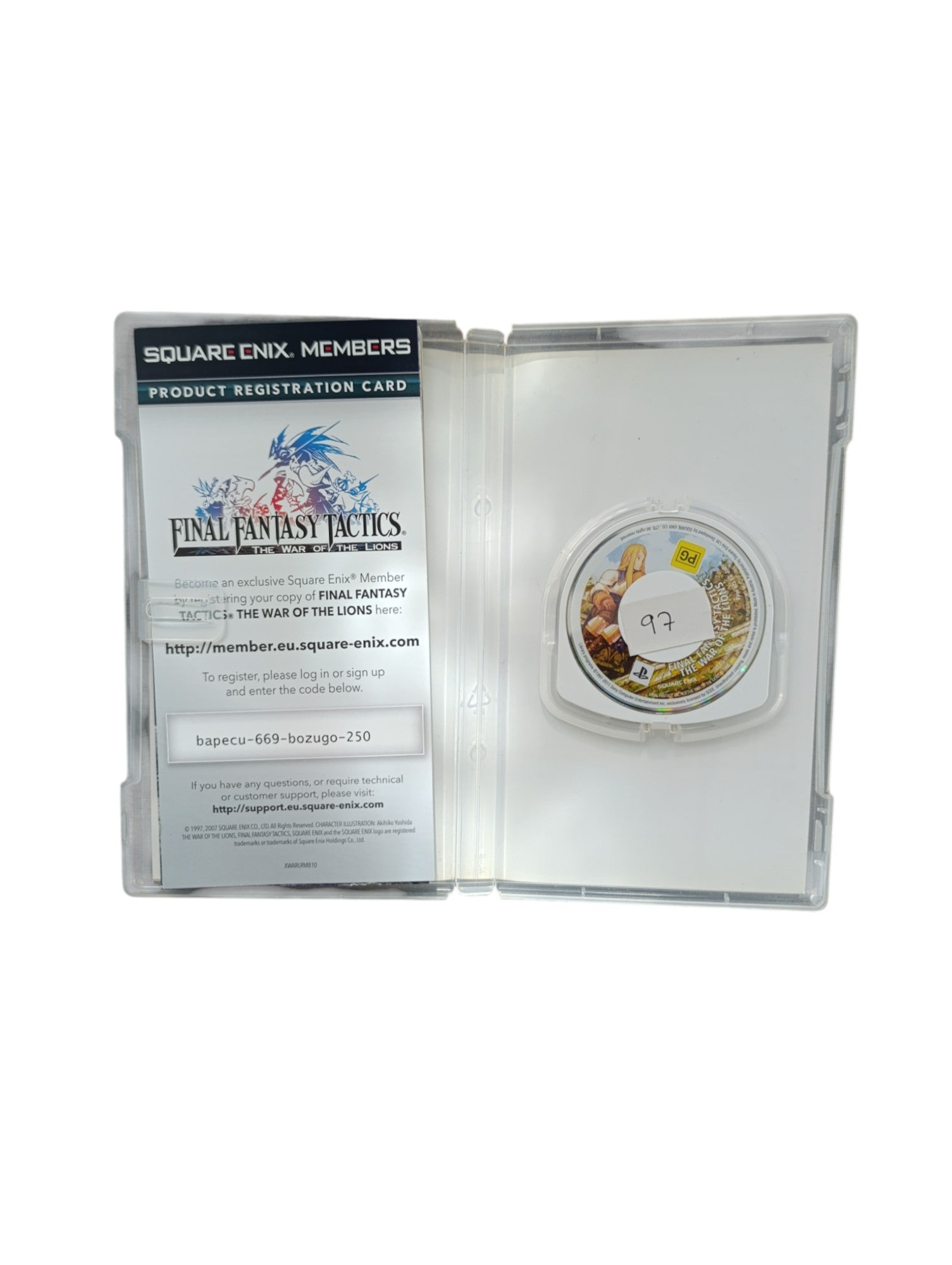 Final Fantasy Tactics: The War of the Lions – PSP Essentials (Complet) - Masaru