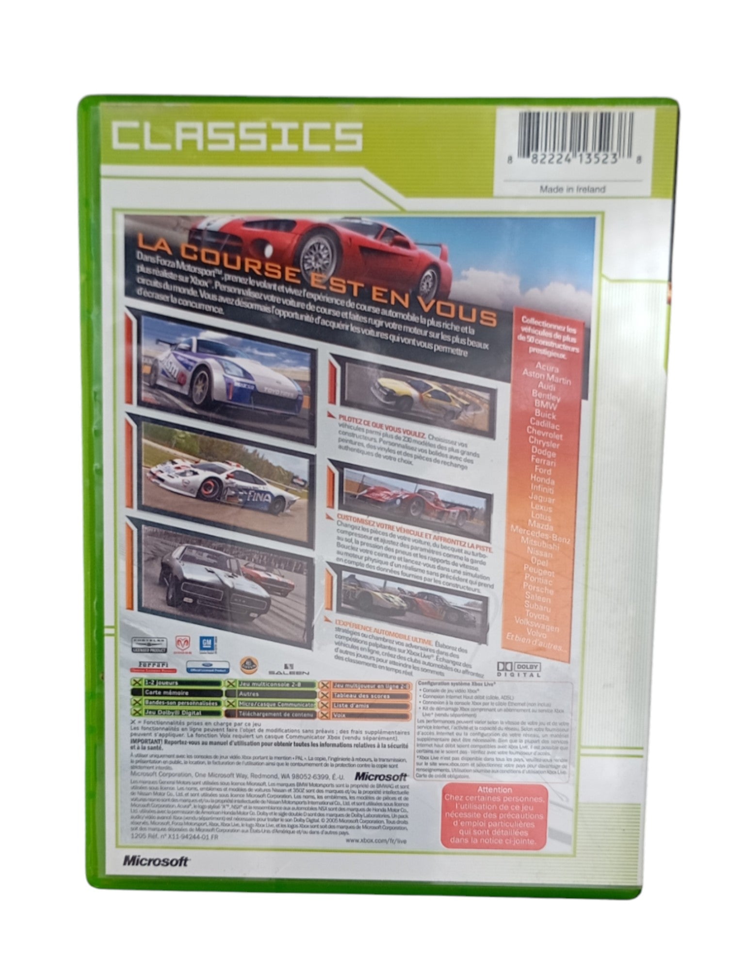 Forza Motorsport – Xbox (jeu original) - Masaru