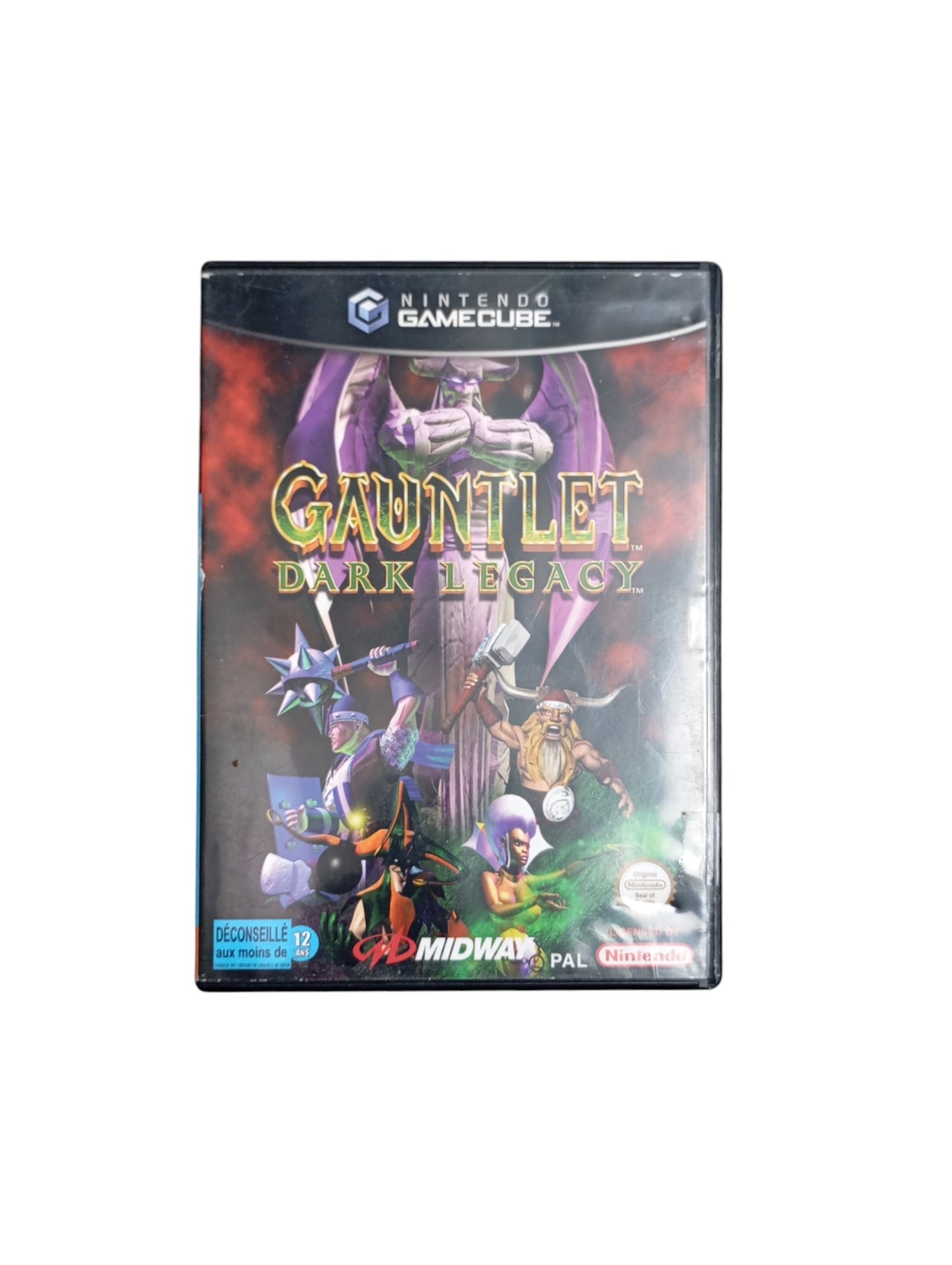 Gauntlet Dark Legacy Nintendo GameCube complet en boîte avec disque et notice