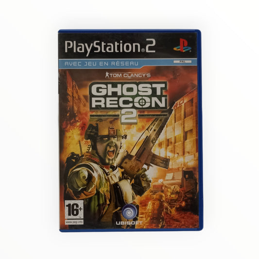 Ghost Recon 2 sur PS2 jeu original complet avec boîte, notice et disque