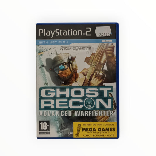 Ghost Recon Advanced Warfighter sur PlayStation 2 jeu complet avec boîte et notice