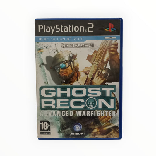 Ghost Recon Advanced Warfighter sur PlayStation 2 jeu original avec boîte et disque sans notice