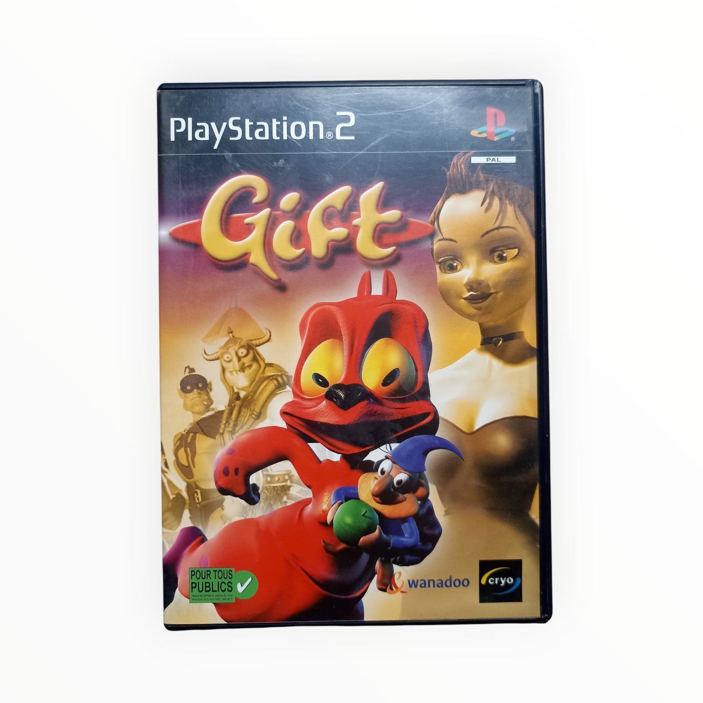 Gift PlayStation 2 PS2 PAL FR disque original fonctionnel nickel