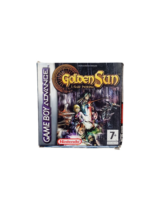 Golden Sun Nintendo Game Boy Advance cartouche avec boîte abîmée sans notice