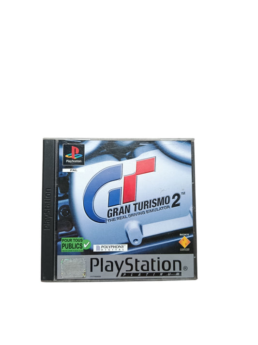 Gran Turismo 2 Platinum PlayStation 1 PS1 PAL disque original fonctionnel nickel