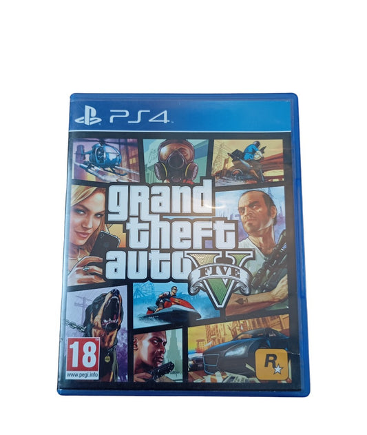 Grand Theft Auto V PlayStation 4 complet en boîte avec disque et notice