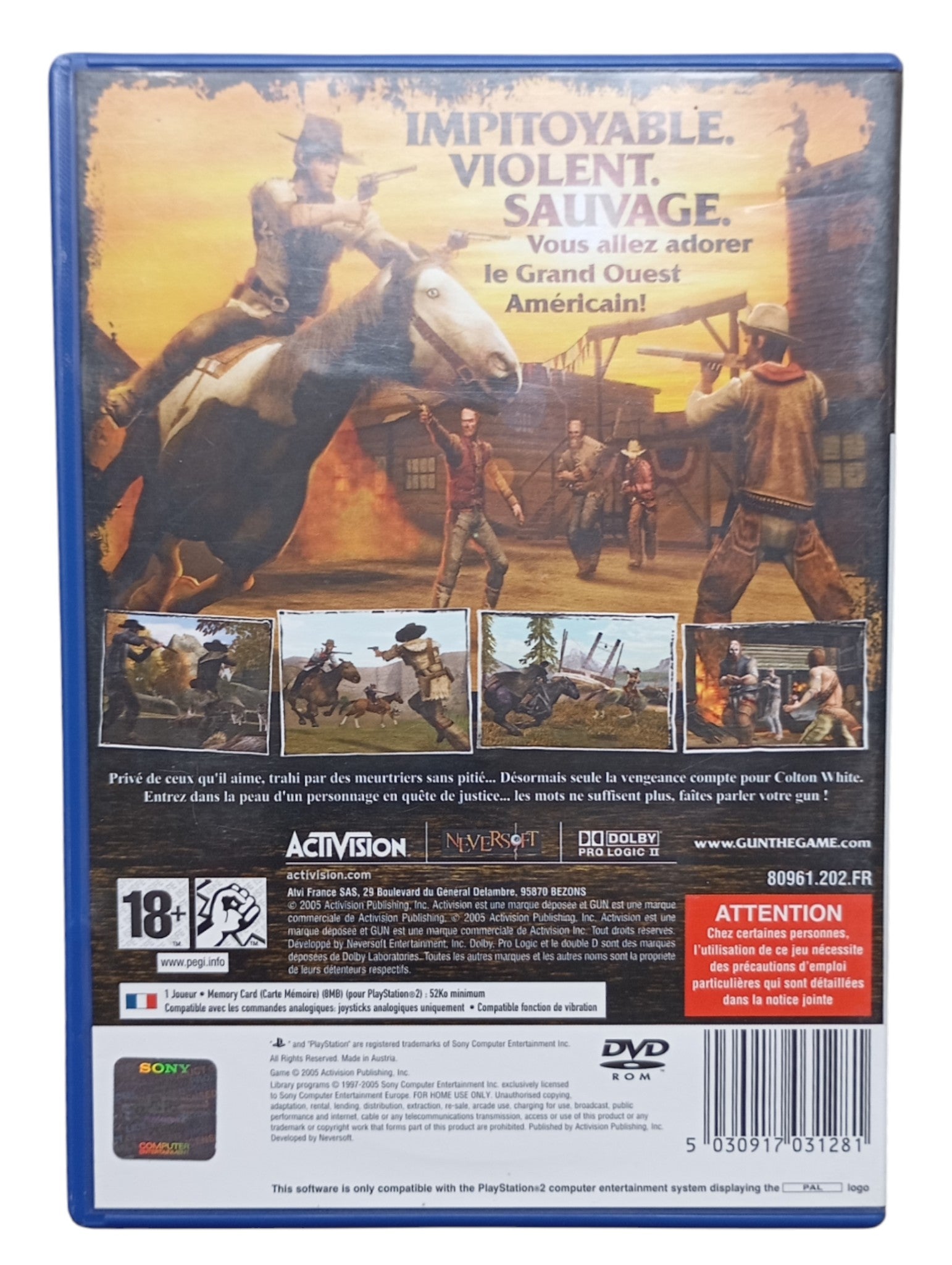 Gun Playstation 2 (PS2) - Masaru