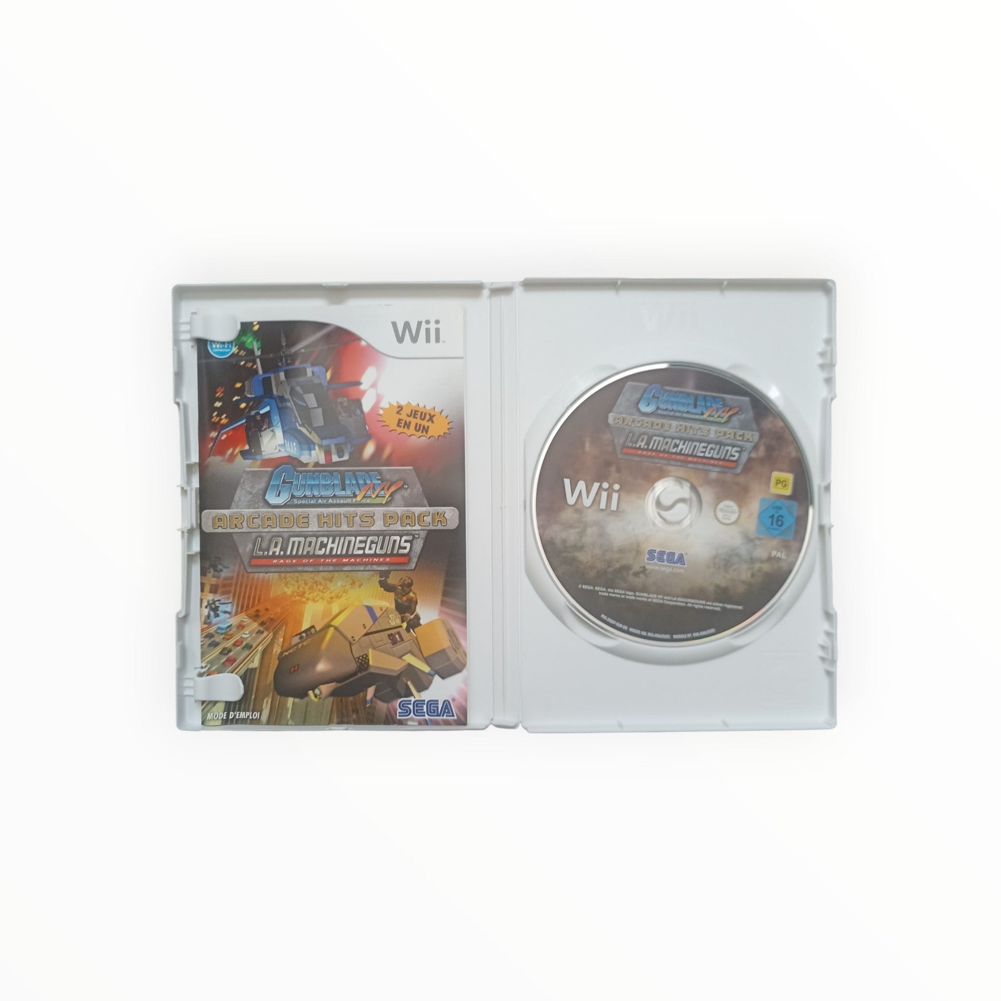 Gunblade NY & L.A. Machineguns Arcade Hits Pack (WII) complet - Masaru